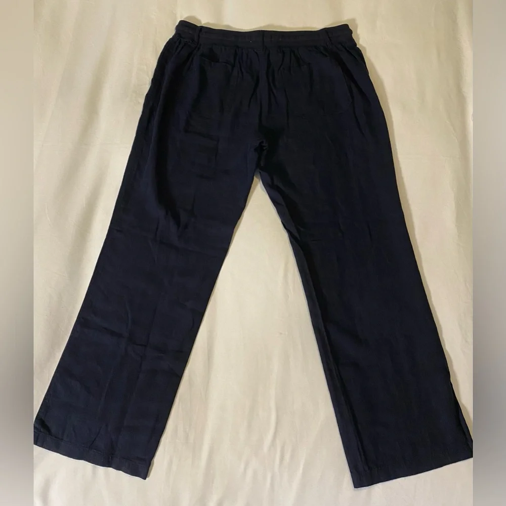 Alexander Jordan Linen-Viscose Blend Pants with Adjustable Drawstring
